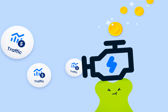 Traffic sources funneled through a fast checkout engine to convert more revenue