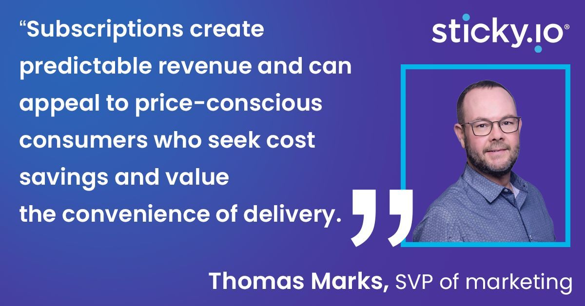 Subscriptions create predictable revenue and can appeal to price-conscious consumers.