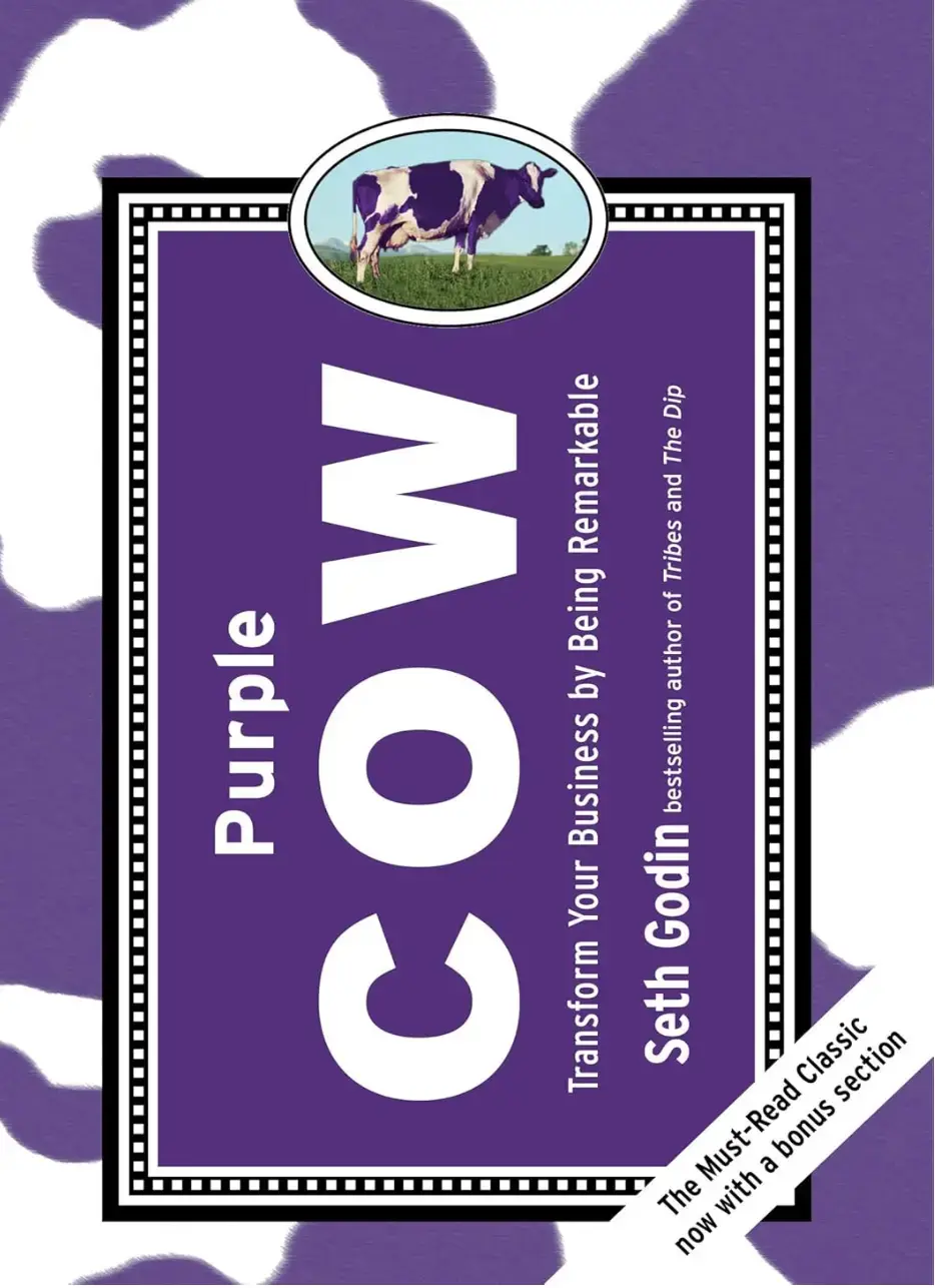 Book cover of Purple Cow